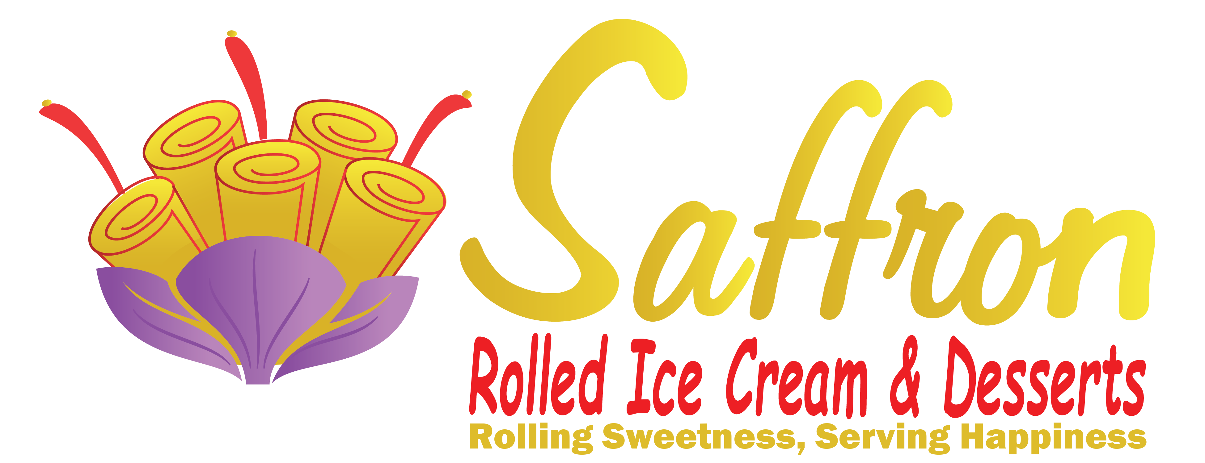 Saffron Rolled Ice Cream logo